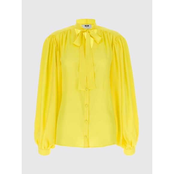 Msgm Shirt Woman Yellow